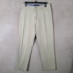 Banana Republic Pants Mens 33x34 Beige Relaxed Fit Dawson Chino Khaki Cotton